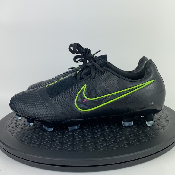 Nike Phantom Venom Elite FG Soccer Cleats Black/Volt AO7540-007 Men's Size 5 - Picture 8 of 11